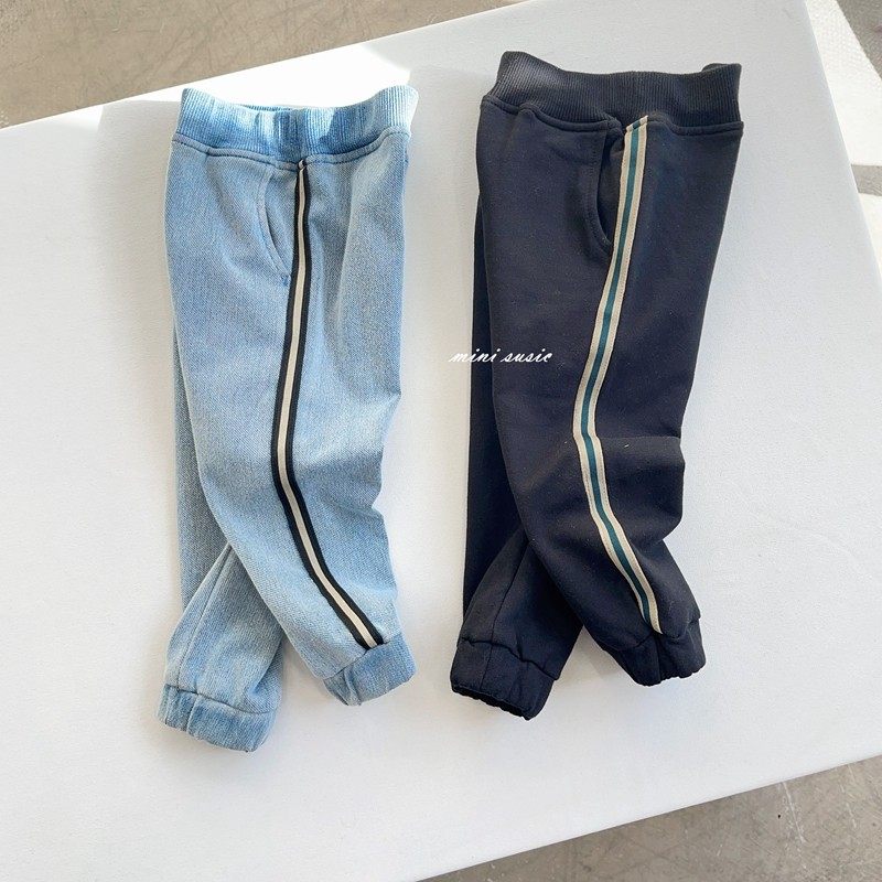 自留90-160柔软手感日系br男女童内里抓绒松紧腰裤子,童装/婴儿装/亲子装,裤子,淘宝优惠券,粉丝福利购,淘宝优惠卷