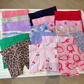 骑行短裤 10澳女童多色彩色平角打底短裤