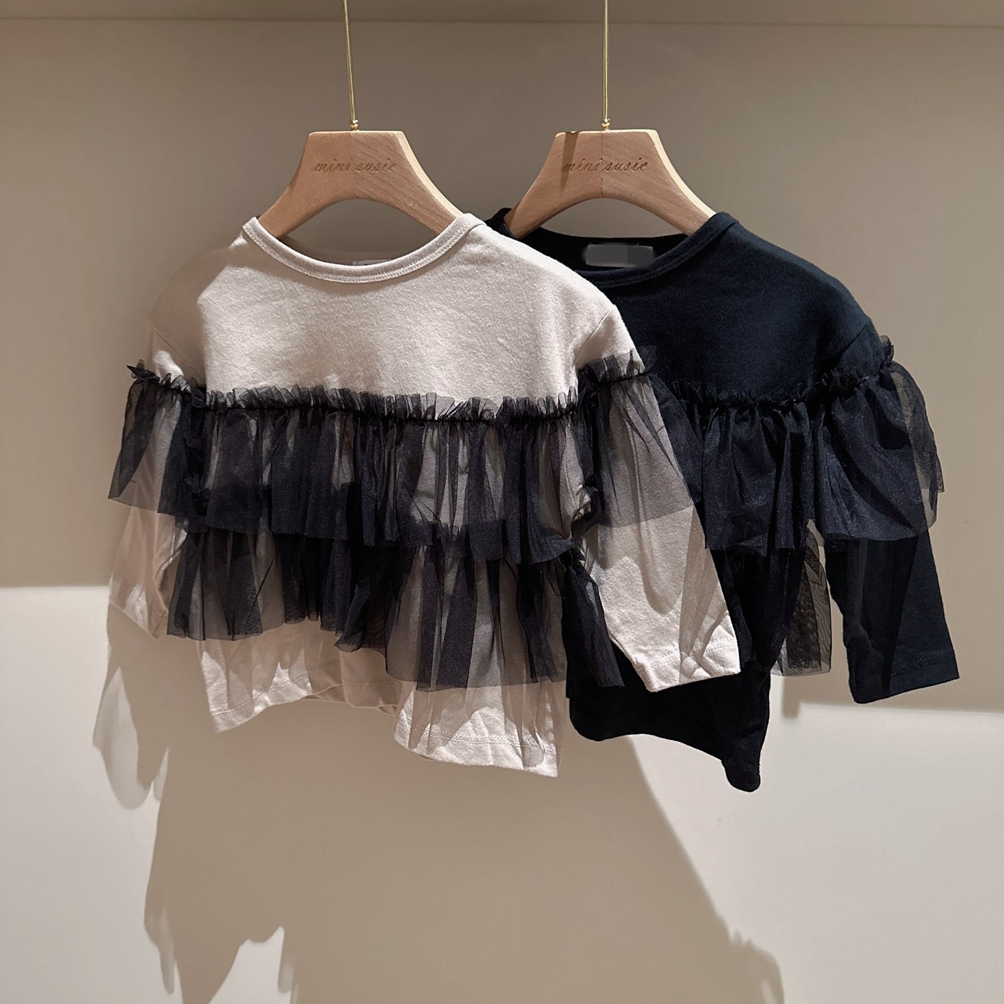 90-150日系女童两色网纱拼接百褶长袖T恤,童装/婴儿装/亲子装,T恤,淘宝优惠券,粉丝福利购,淘宝优惠卷