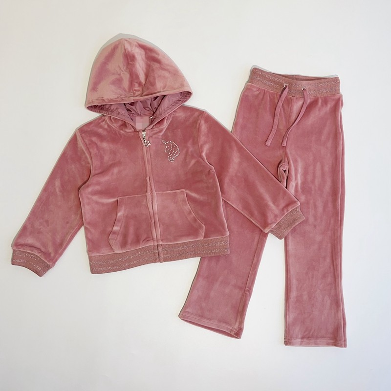 4-10女童暗粉色天鹅绒拉链外套+长裤（分开拍）,童装/婴儿装/亲子装,套装,淘宝优惠券,粉丝福利购,淘宝优惠卷