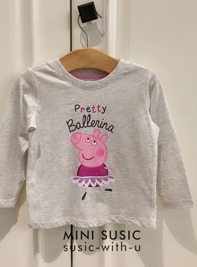1-6岁女童纯棉卡通长袖T恤