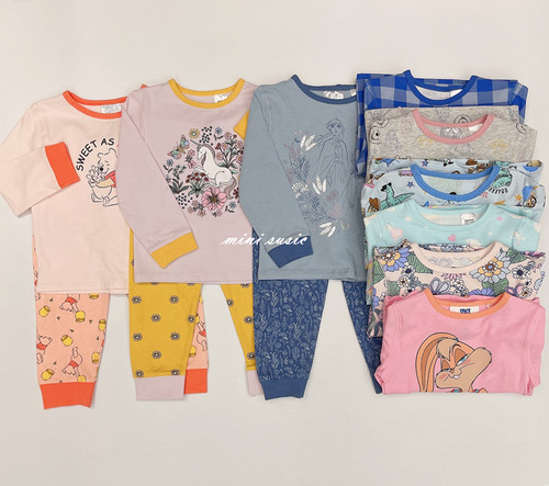 2-18男女童棉家居服套装