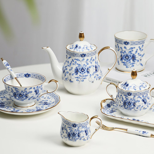 日本narumi鸣海米兰骨瓷杯碟茶具