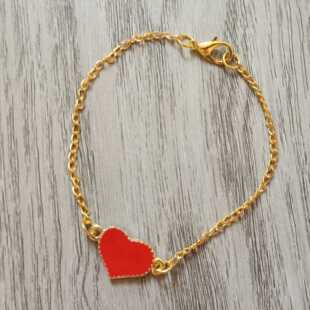 冷淡风气质红心小手链心形手绳手链