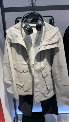 B2BCE1343 王鹤棣同款太平鸟男装秋季新款灰色工装连帽夹克外套潮