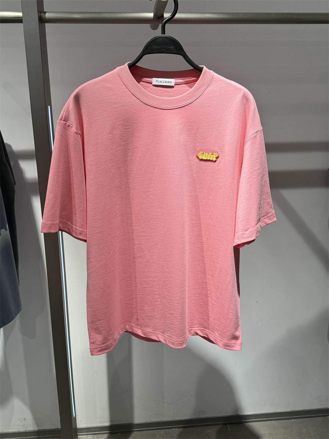 B2CNE2436 太平鸟男装2024夏季新款时尚休闲百搭宽松短袖T恤潮潮