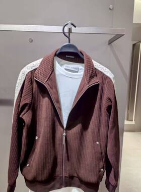 B1CRE4325 太平鸟男装秋冬季新款时尚休闲百搭开襟式针织卫衣外套