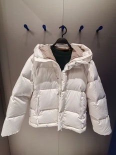 太平鸟男装 宽松阔版 冬季 连帽纯色时尚 羽绒服外套潮 新款 B1ACE4446