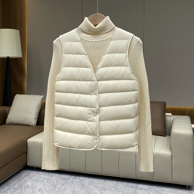 轻薄羽绒马甲女2025秋冬新款