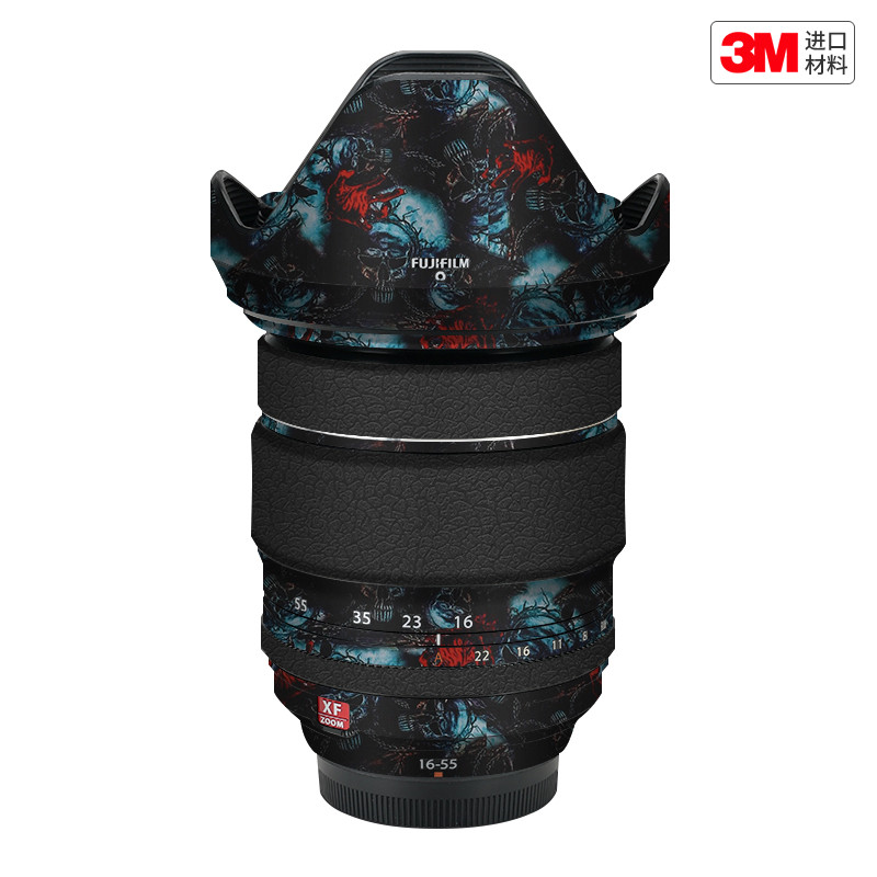 玛彩克 适用于富士XF16-55 F2.8一代镜头保护贴膜 贴纸 改色膜3M