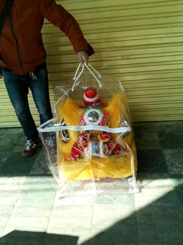 狮头包装袋加厚透明舞狮道具