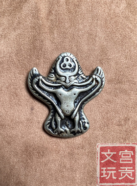 宫贡文玩铜藏式大鹏鸟民族风