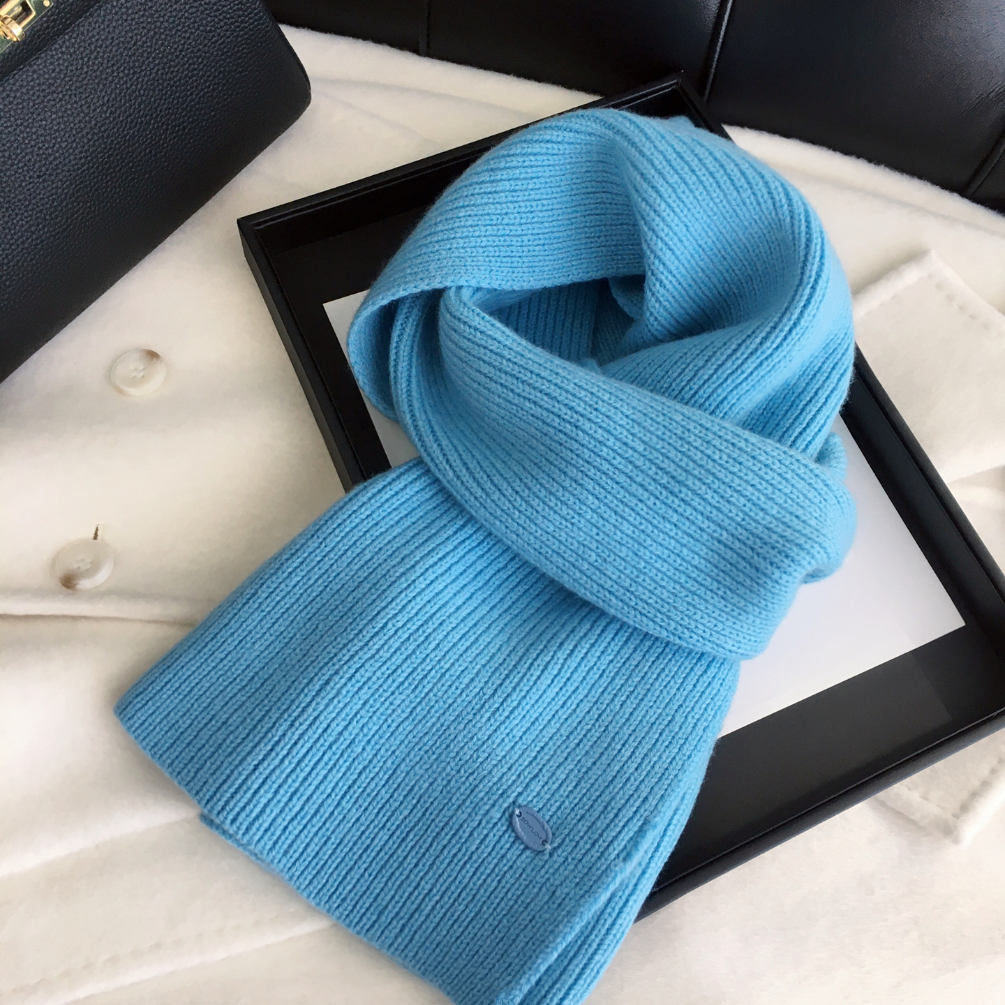 小溜家 12月8日新品 澳洲美利奴羊毛100%wool纯色围巾披肩围脖