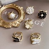 名媛装 饰丝巾扣 小香风山茶花围巾扣光滑不勾丝高档女士披肩扣