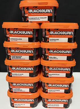 俄罗斯进口BLACKBURN高端黑烧大烟雾shisha烟料水烟料黑料200g