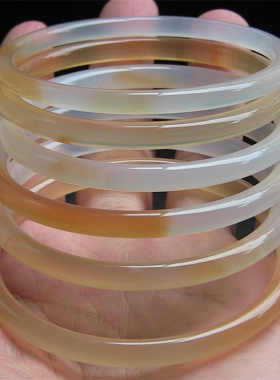 玉髓天然巴西玛瑙手镯