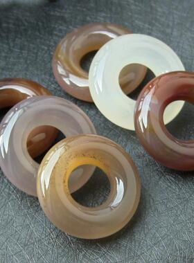 天然巴西玛瑙原色无优化吊坠