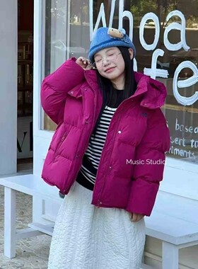 木莎2025冬季新款儿童90绒白鸭绒羽绒服外套男女童洋气上衣97116