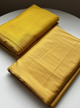 yi家黄色床单 有纯棉的也有棉莱赛尔混纺 有厚有薄双人床单