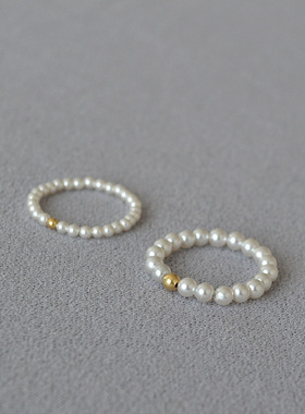 美国包金珍珠秀气饰品