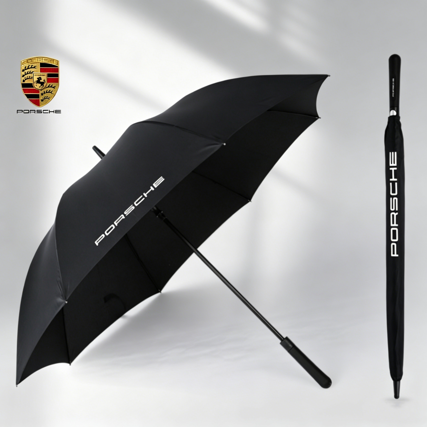 保时捷雨伞原厂4S正品汽车载专用原装大号全自动长柄折叠定制logo