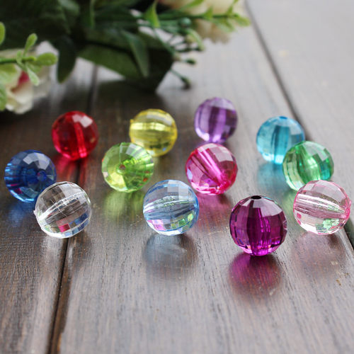 珠帘手工串珠饰品配件亚克力珠子