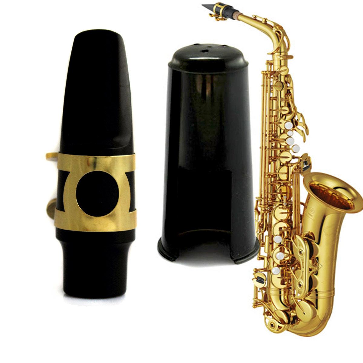 altosax套装降e中音萨克斯笛头套装中萨吹嘴哨子中萨笛头口径16