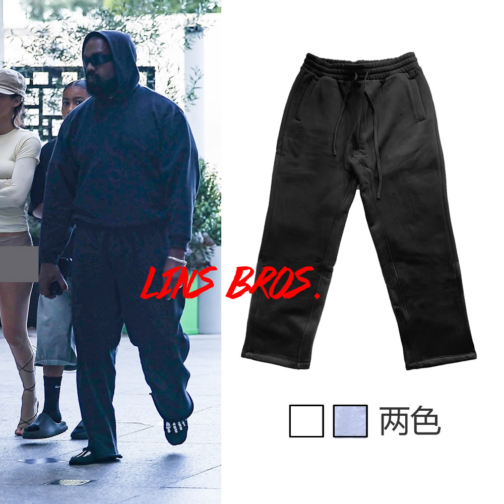 KANYE WEST同款椰子美式阔腿卫裤YEEZY高街Fog宽松秋冬侃爷新款