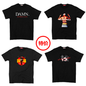 男女同款 手慢无Kendrick 纯棉 tupac短袖 嘻哈说唱T恤 Lamar 2pac