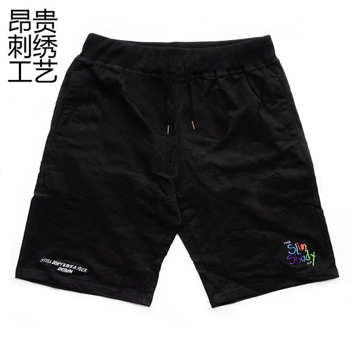 高品质绣花短裤阿姆EMINEMSSLP
