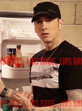 Eminem Kamikaze新专辑同款短袖 阿姆说唱嘻哈纯棉T恤 林氏兄弟