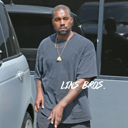 侃爷短袖yeezy同款做旧街头宽松