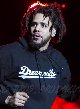 J.Cole同款卫衣厂牌Dreamville男女jcole连帽衫嘻哈说唱宽松林氏