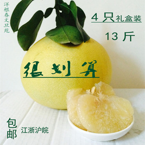 现摘正宗玉环楚门文旦柚子新鲜水果白肉蜜柚垟根洋根非红心非胡柚