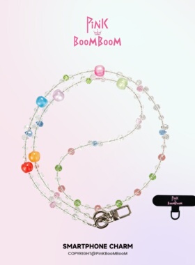 PinKBooM原创彩果果斜挎新款手机链手机挂绳