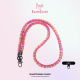 PinKBooM原创新款 秋冬编织手机挂绳斜挎可背毛绒防丢背带高级感女