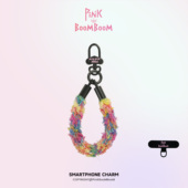 Pinkboom原创轻奢超短手腕钥匙扣挂绳毛绒手机链女小众高级感挂件