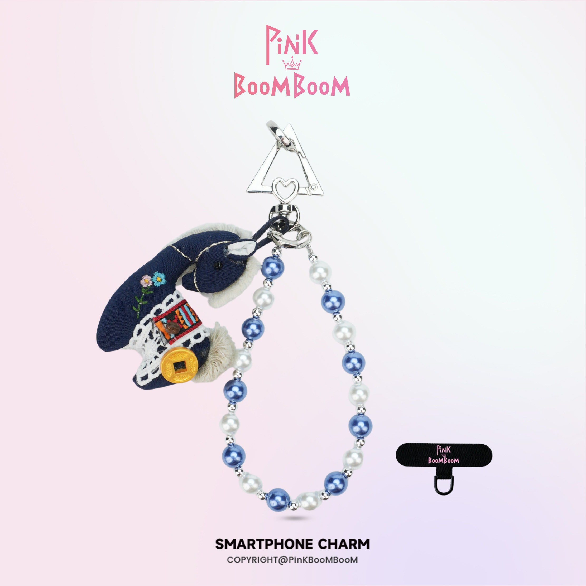 PinKBooM珍珠手机链马年新款包包挂件钥匙扣轻奢小众挂饰手腕挂绳,3C数码配件,手机挂件/手机链,淘宝优惠券,粉丝福利购,淘宝优惠卷