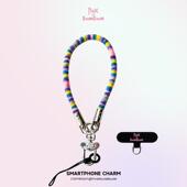 PinKBooM原创秋冬超美手机挂绳手腕短款 毛绒相机钥匙扣挂链女高端