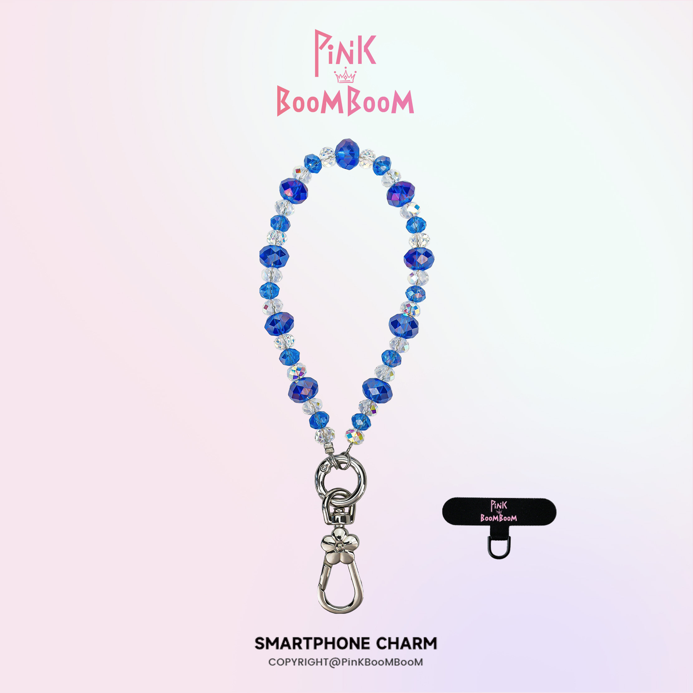 原创多瑙河之恋水晶串珠手机链挂绳手腕手机壳链条钥匙扣相机挂饰,3C数码配件,手机挂件/手机链,淘宝优惠券,粉丝福利购,淘宝优惠卷