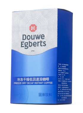 DE帝怡 低因速溶咖啡颗粒冻干粉纯黑咖啡粉提神学生
