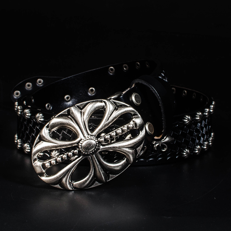 铆钉皮带包邮现货百搭发型师柳丁