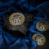 原创复古个性 腰带真皮雕花民族皮带 做旧招财神兽饕餮皮带潮男女款