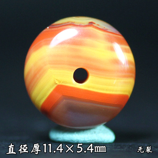 天然北票战国红玛瑙艳红黄老料满缠丝算盘珠隔珠隔片顶珠背云配珠