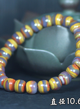 北票战国红老型桶珠手串手持手链