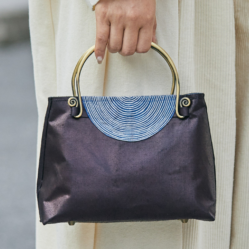 藤也家非遗传人联名定制贵州侗布蜡染植物染新中式方包手提小方包,箱包皮具/热销女包/男包,小方包,淘宝优惠券,粉丝福利购,淘宝优惠卷