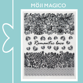 2021茉季 kx014 饰爱心小图案 新款 美甲贴纸网红蕾丝网纹指甲贴花装