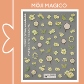 饰贴花饰品3094 茉季 蝴蝶戏花立体浮雕美甲贴纸防水指甲贴装 3095