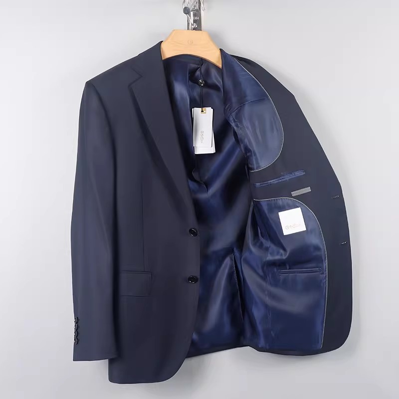 金利来男装外套 2024冬新款意大利面料纯羊毛西服MZTG64013087-95