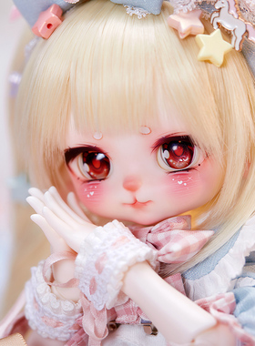 DollZone乐乐6分BJD娃娃合作款二次元DZ官方原创正版类SD人偶女娃